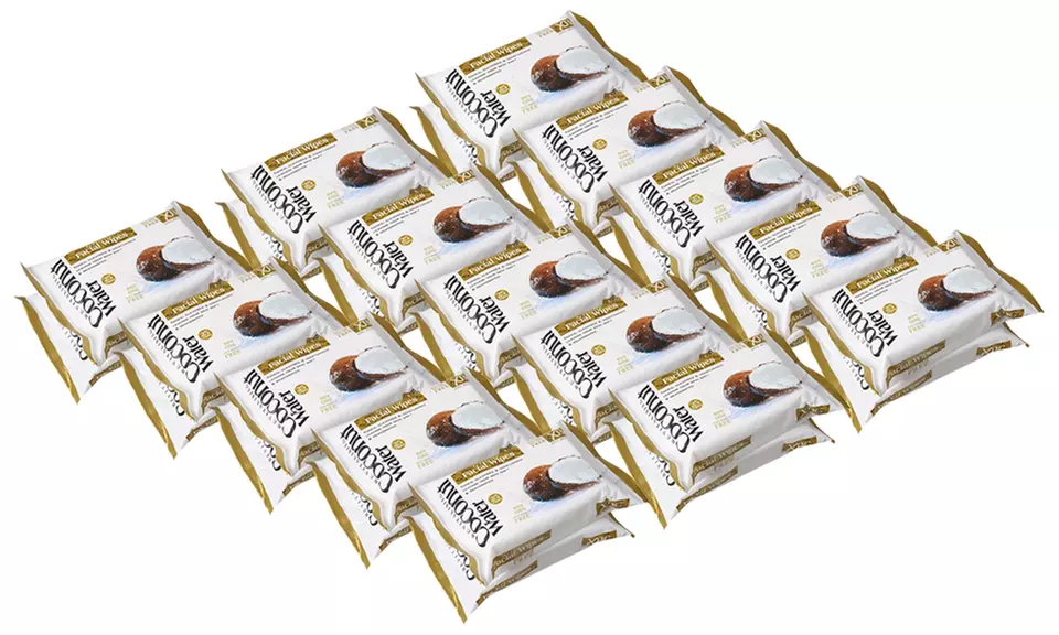 5, 10 ou 15 paquets de lingettes à l'eau de coco - Second Medium