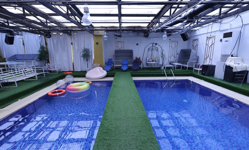 Image 2: Pool All Day Access with F&B Credit
