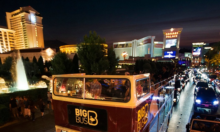 Las Vegas Night Bus Tour - Big Bus Tours | Groupon