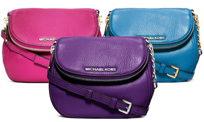 michael kors bedford purse purple