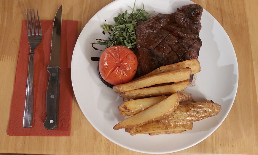 Image 2: Steak Meal with Wine for Two