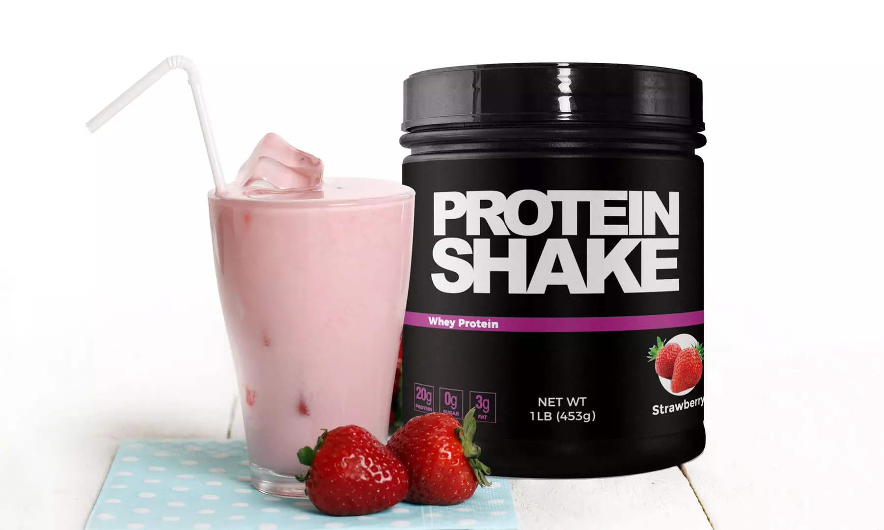 Delicious Zero Sugar Meal Replacement Protein Shakes (Three Pack) - Second Medium