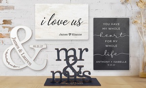 Personalized Wood Home Decor