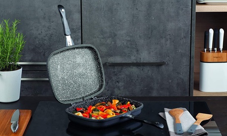 Bistecchiera doppia anti-aderente disponibile in 2 dimensioni