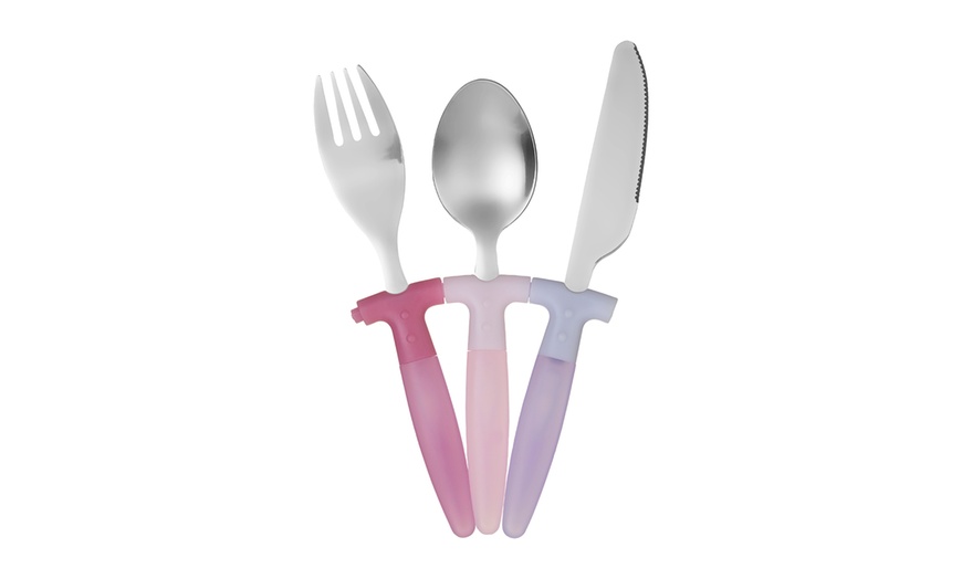 Image 2: Three-Piece Kid's Cutlery Set 