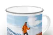 Personalisierte Emaille-Tasse mit Retro-Design und eigenem Foto von Photo Gifts (bis zu 76% sparen*) - Second Medium