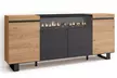 Sideboard mit LED-Elektrokamin in der Farbe nach Wahl - Second Medium
