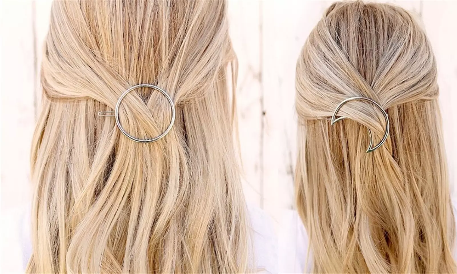 Geometric Hair Clips (4-Pack) - Second Medium