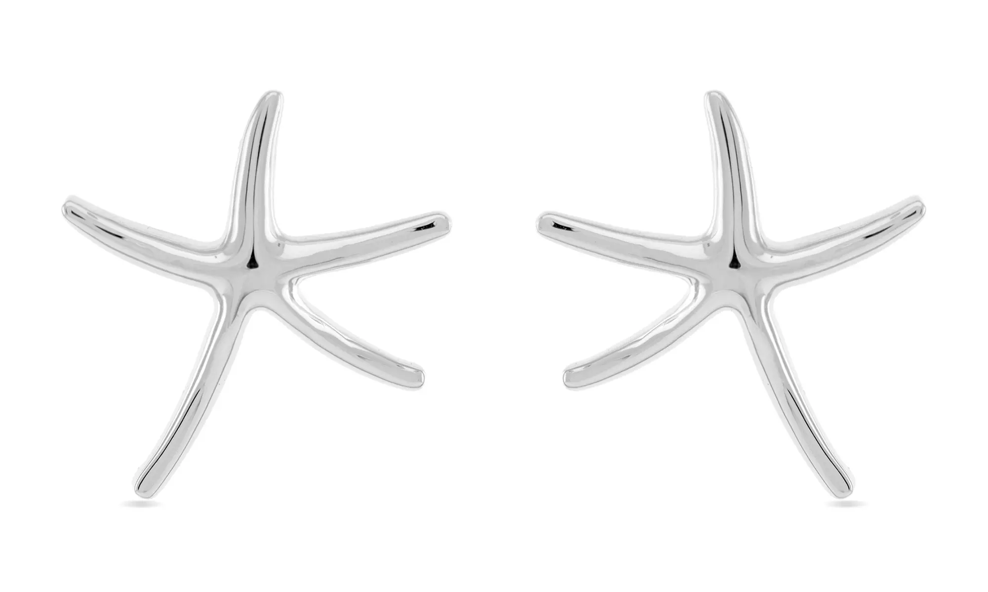 Boucles d'oreilles scintillantes en zircone finies au rhodium Amiri