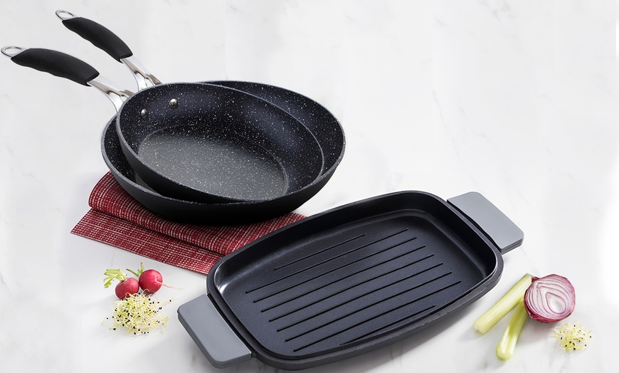 Image 2: Bergner Pans and Grill Set