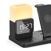 Image 5: TODO Wireless Phone Charger Alarm Clock LED Lamp 15W Fast Charge