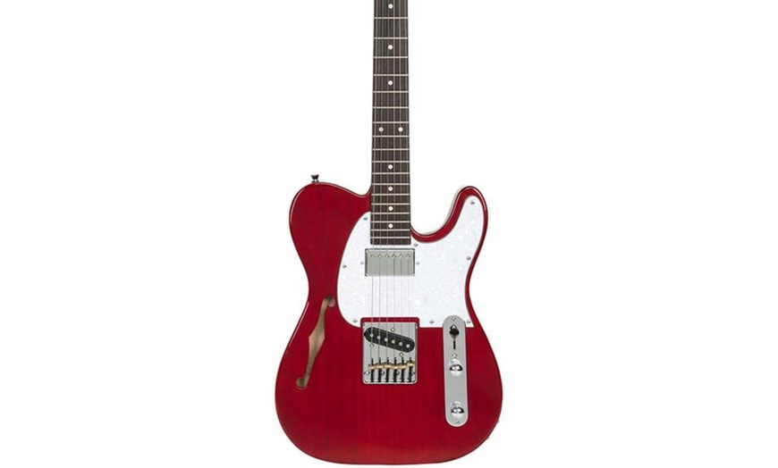 Image 19: Glarry GTL Semi-Hollow Electric Guitar