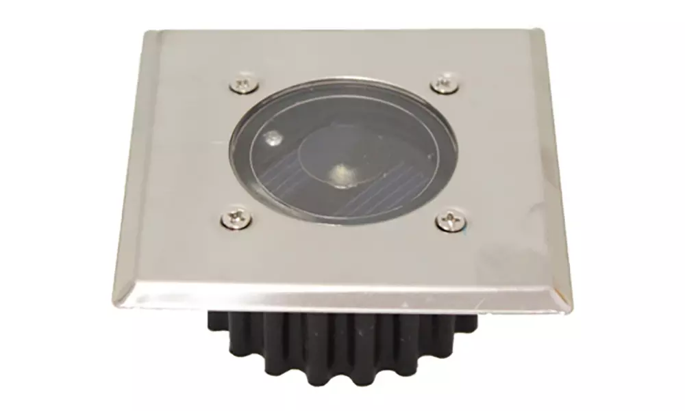 Grafner LED-Solar-Bodenleuchten, rund oder eckig im 2er-, 4er-, 6er- oder 8er-Set bis zu 10 Std. Leuchtdauer - Second Medium