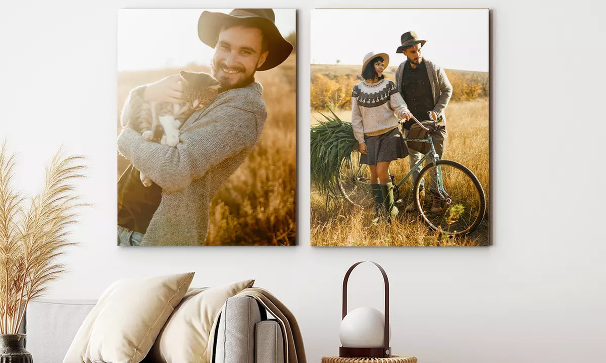 Foto-Metalldruck mit eigenem Bild