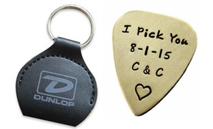 Personalized Hand-Stamped Guitar Pick