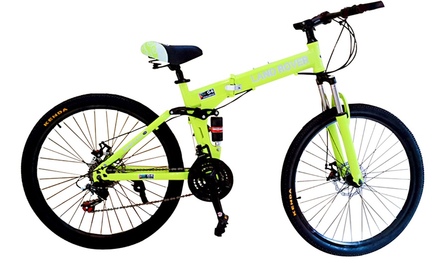 Image 3: Land Rover 26" Folding Mountain Bike