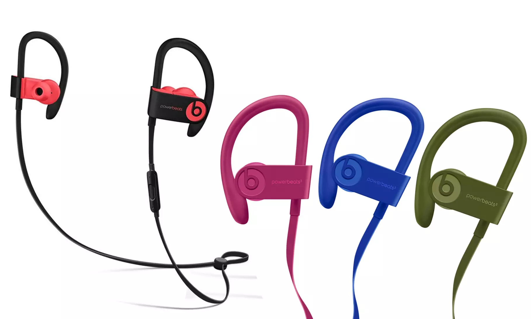 Beats by Dre Powerbeats 3 Wireless Bluetooth Earphones (Refurbished A- or B-Grade) - Primary Image