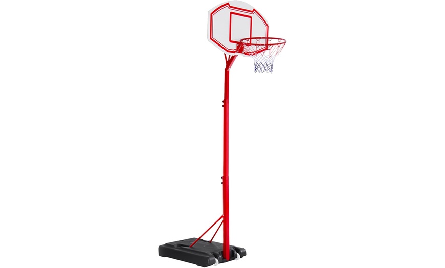 Image 14: HomCom Portable and Adjustable Basketball Stand