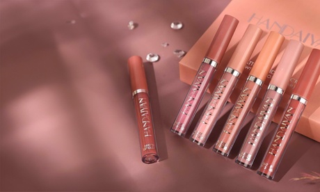 6 Colors Long Lasting Velvet Lips Tint Liquid Lipsticks Waterproof Non-Stick B 6 colors set B Lip gloss matt