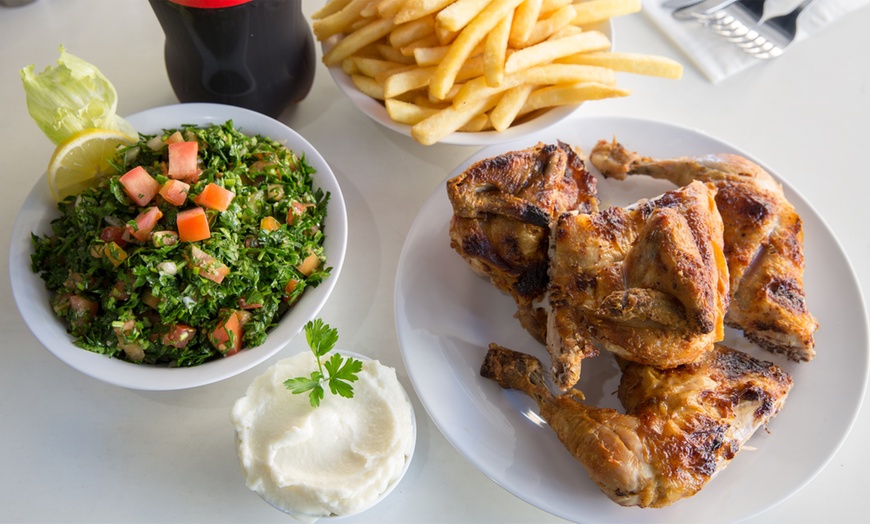 Image 1: Up to 37% Off on Mediterranean Cuisine at Oricco Charcoal Chicken