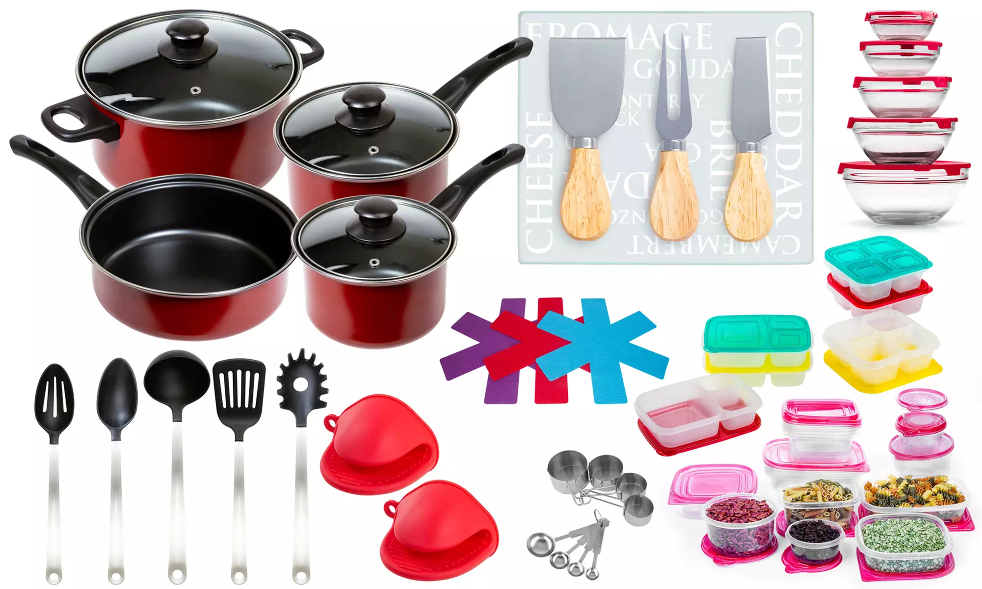 Non-Stick Cookware and Food Storage Combo Set (85-Piece) - Second Medium