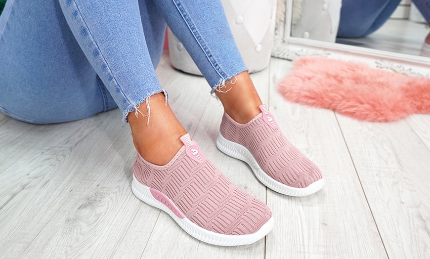 Image 24: Women's Sock-Style Trainers