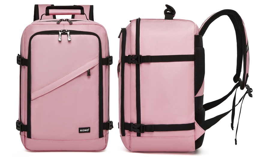 Image 9: Mochila de viaje tamaño cabina con espacio para portátil