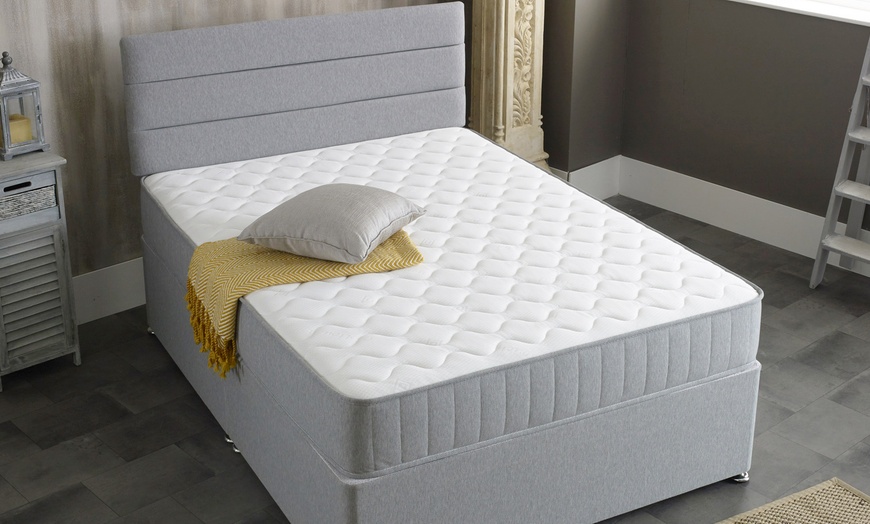 cool blue foam mattress