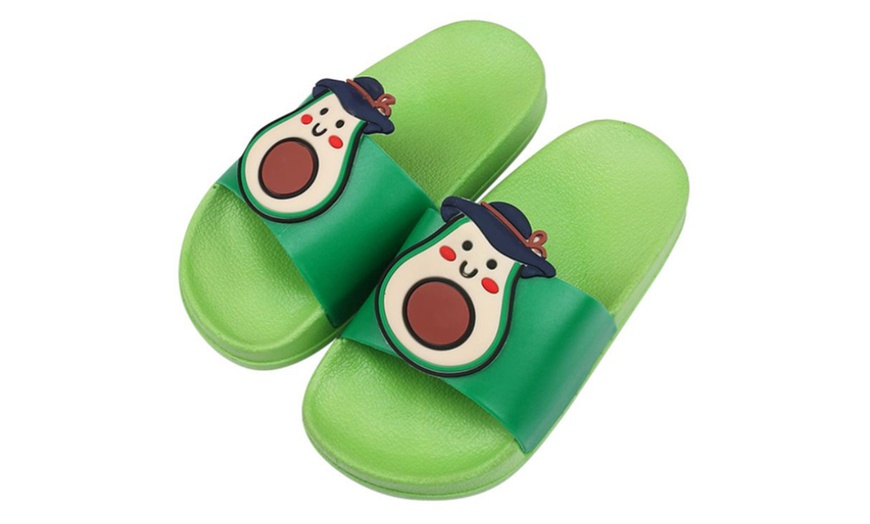 Image 3: Unisex Cartoon Children Slippers
