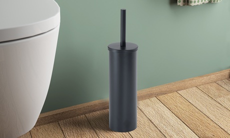 1 o 2 portascopini in acciaio inox, modello Gedy Flip, disponibili in 2 colori