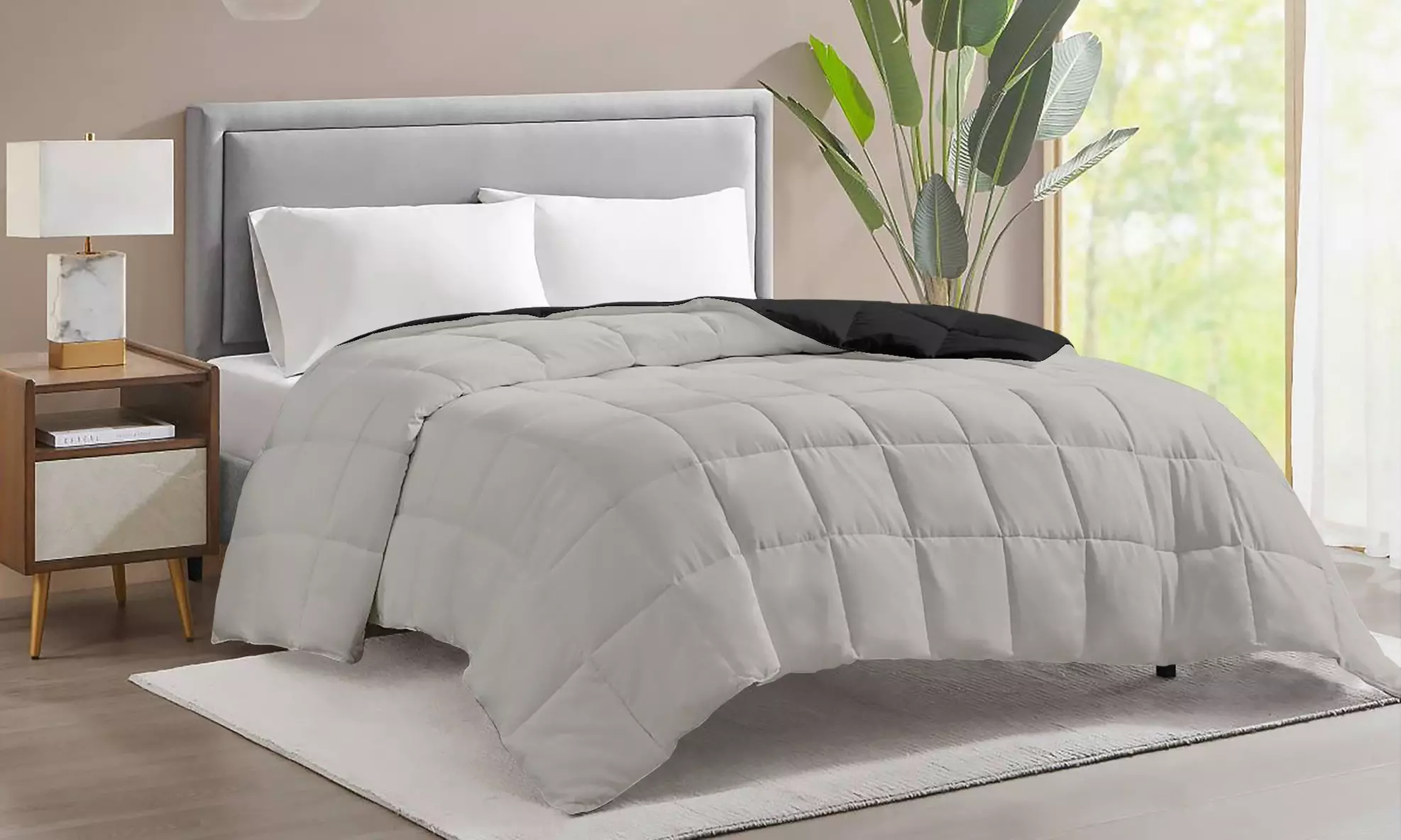 Doppelseitige Mikrofaser-Winter-Bettdecke