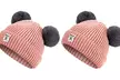 1 ou 2 bonnets double pompon pour enfants - Second Medium