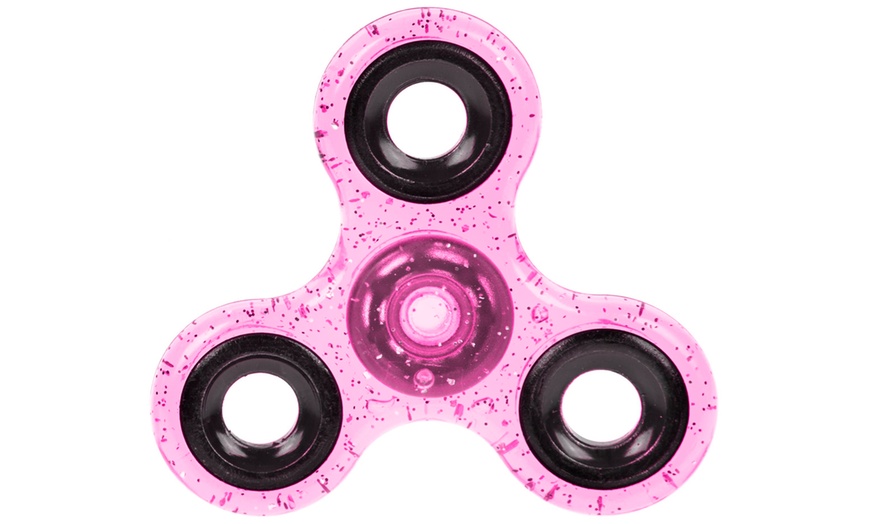 Image 3: Whirlerz Glitter Fidget Spinner