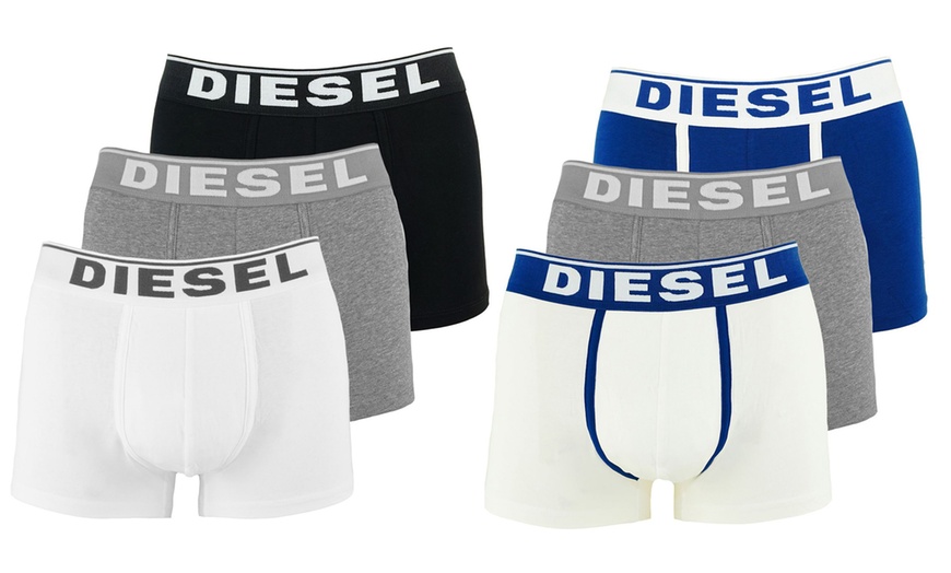 Image 1: Three-Pack of  Diesel Damien Boxer Shorts