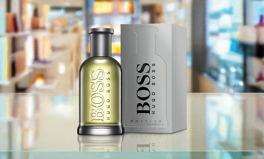 Image 1: One- or Two-Pack of Hugo Boss Bottled Aftershaves 100ml
