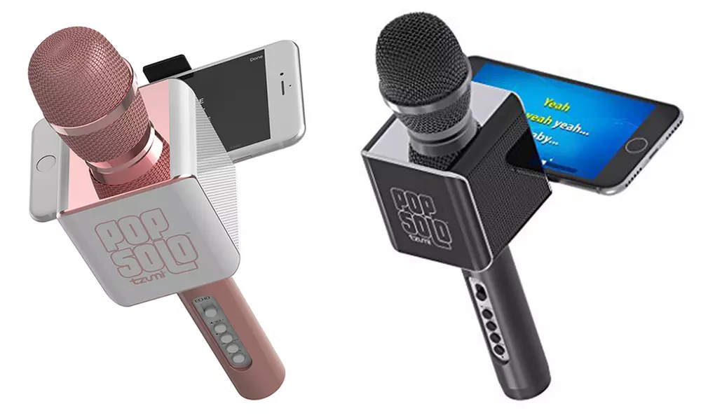 Tzumi Pop Solo Wireless Bluetooth Karaoke Microphone and Speaker - Primary Image