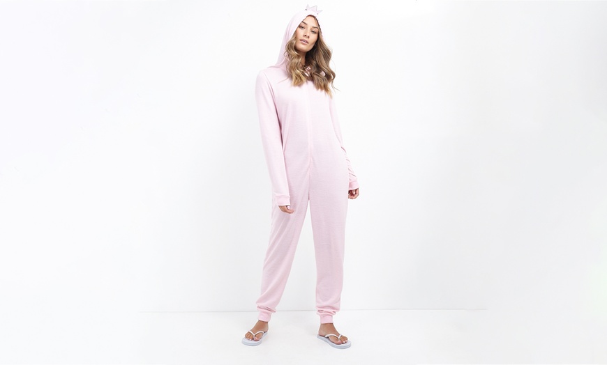 Image 7: Women's Fleece Onesie