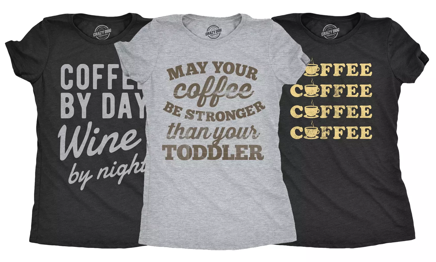 Women's Coffee-Themed T-Shirt. Plus Sizes Available - Primary Image