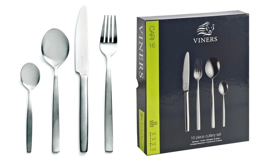 Image 3: Viners 16-Piece Cutlery Set