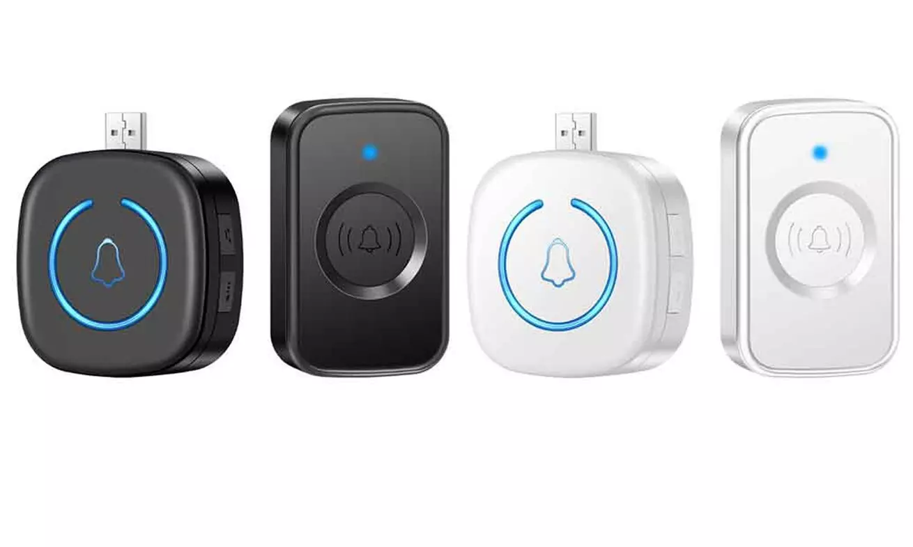 Usb Chimes Up To 66% Off on Wireless Door Chime System USB Power with Adjustable ...