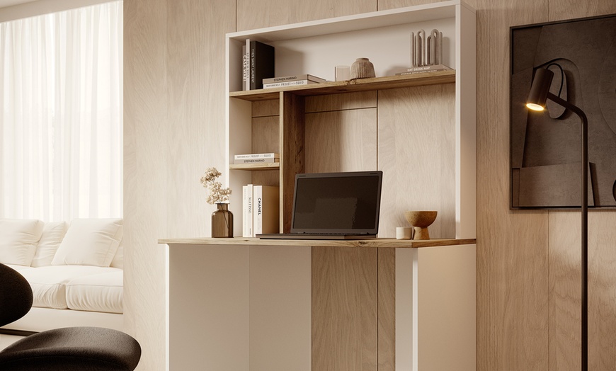 Image 5: Bureau met kast