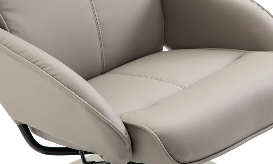 Image 5: HomCom Adjustable Recliner Chair