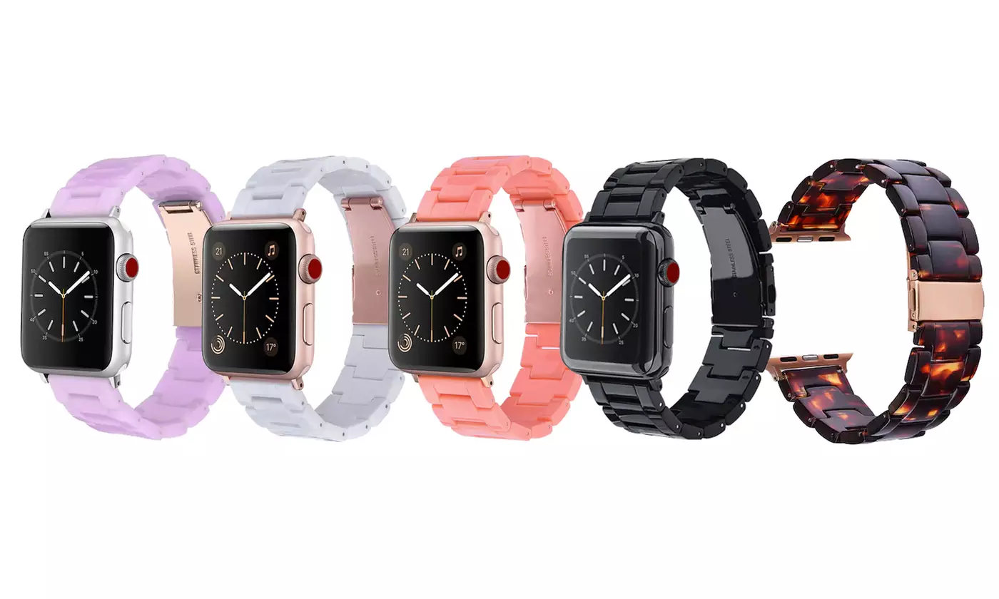 Prime Bands Resin Bracelet Band for Apple Watch Series 1, 2, 3, 4 & 5 - Primary Image