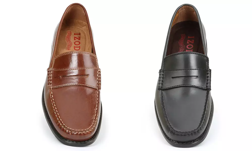 Izod Men's Edmund Penny Loafers (Size 10) - Primary Image