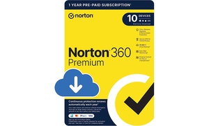 Norton 360 Premium One Year 10 Devices 