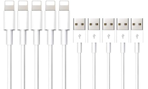 Five Charging Cables for iPhone