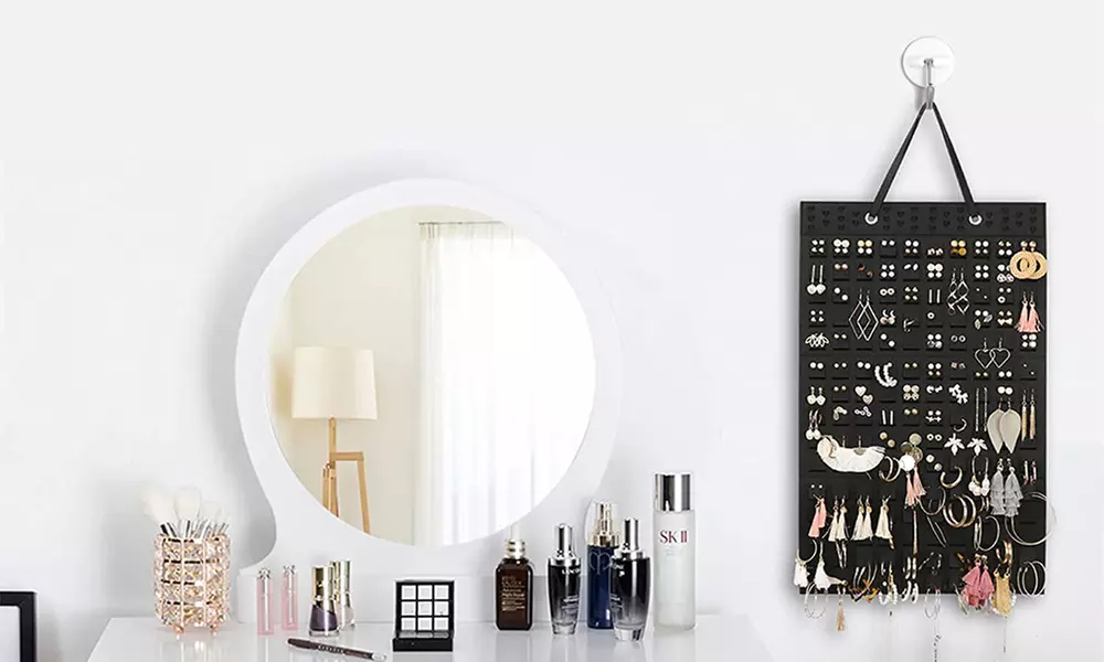 1 o 2 organizer per orecchini da parete