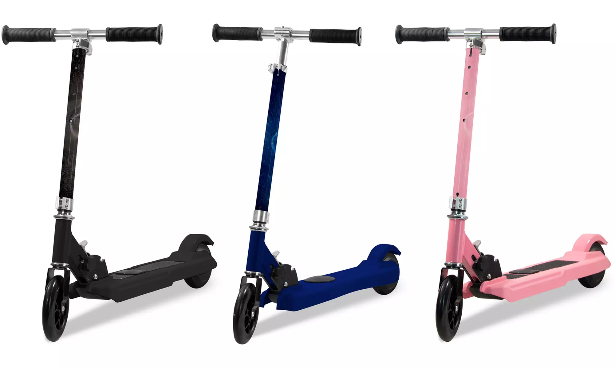 Elektrische, opklapbare kinderstep in kleur naar keuze - Primary Image