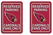 Fremont Die NFL 12" x 18" Plastic Parking Sign (2-Pack) - Second Medium