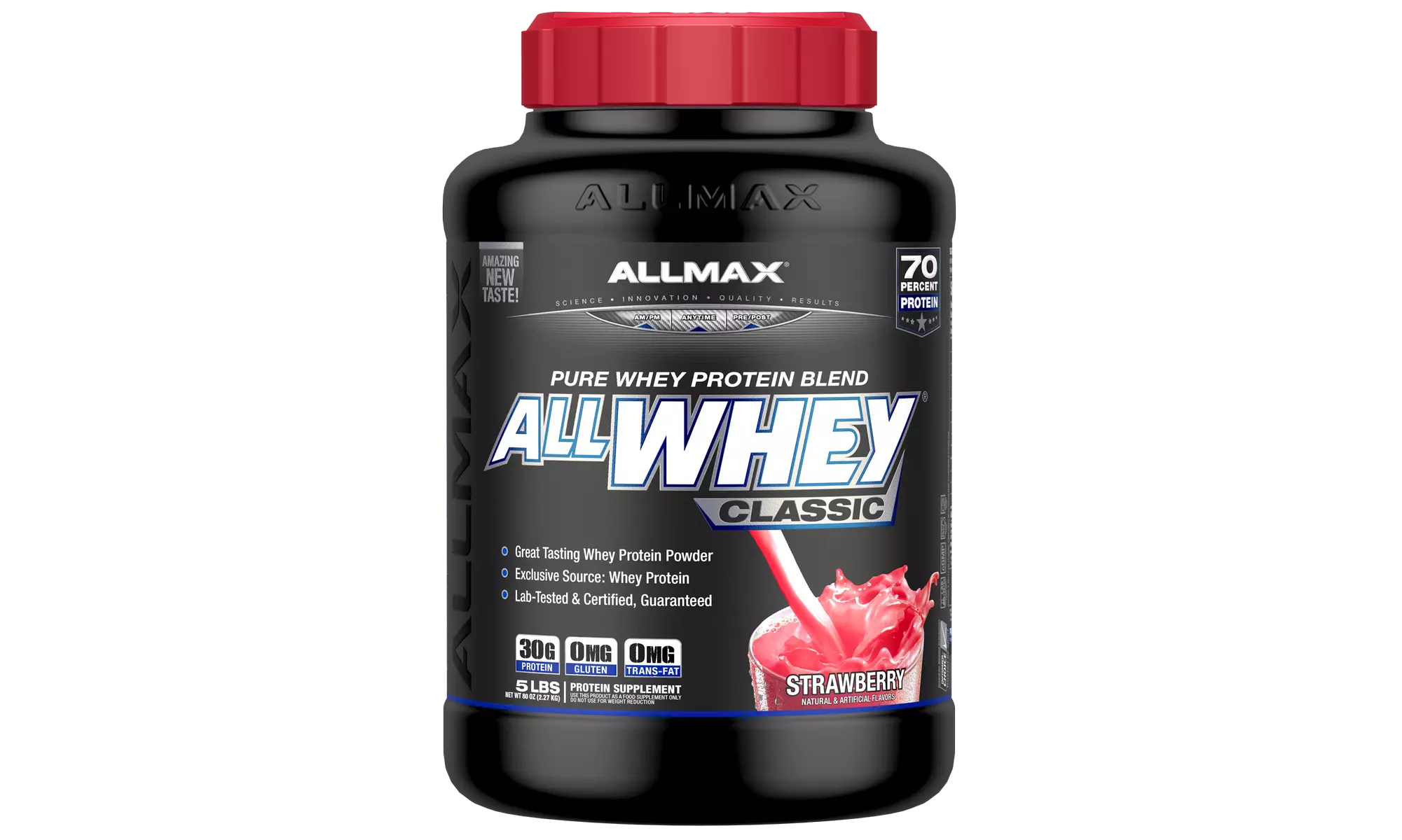 5lb. Tub of ALLMAX Allwhey Classic Pure Whey-Protein - Second Medium